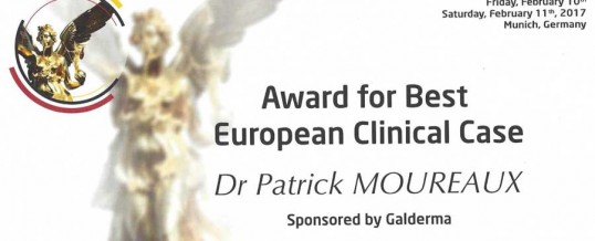 Dr Patrick MOUREAUX 1er prix des cas cliniques