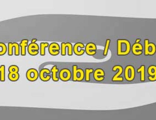 Conférence débat 18 Octobre 2019